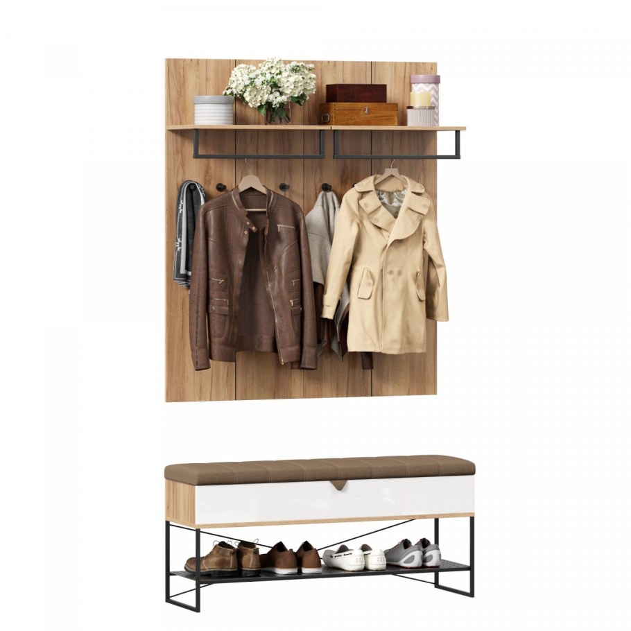 Прихожая "Фиджи" (дуб золотой/кашемир)