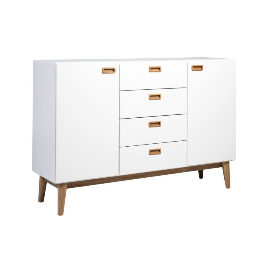 Комод белый на ножках