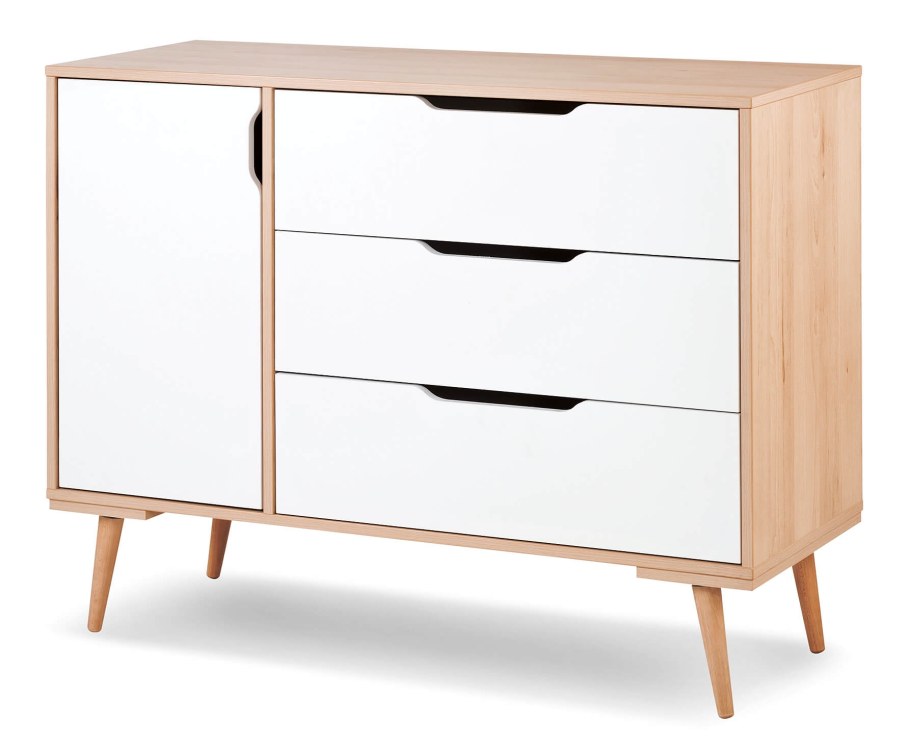 Комод белый на ножках