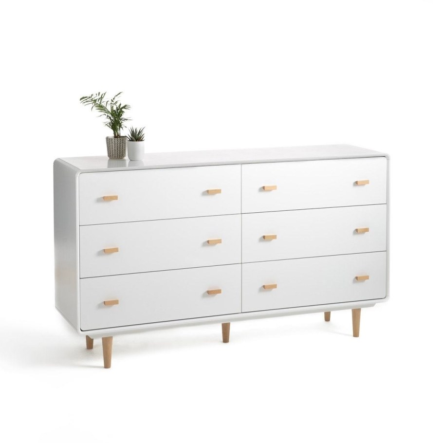 Комод винтажный Jimi белый дерево la Redoute Interieurs