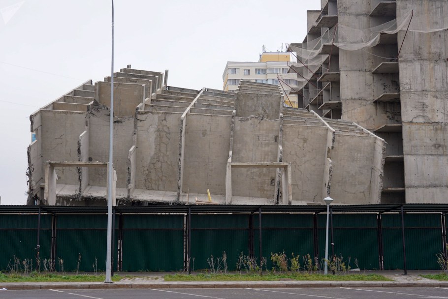 Обрушение здания Экспо в Астане