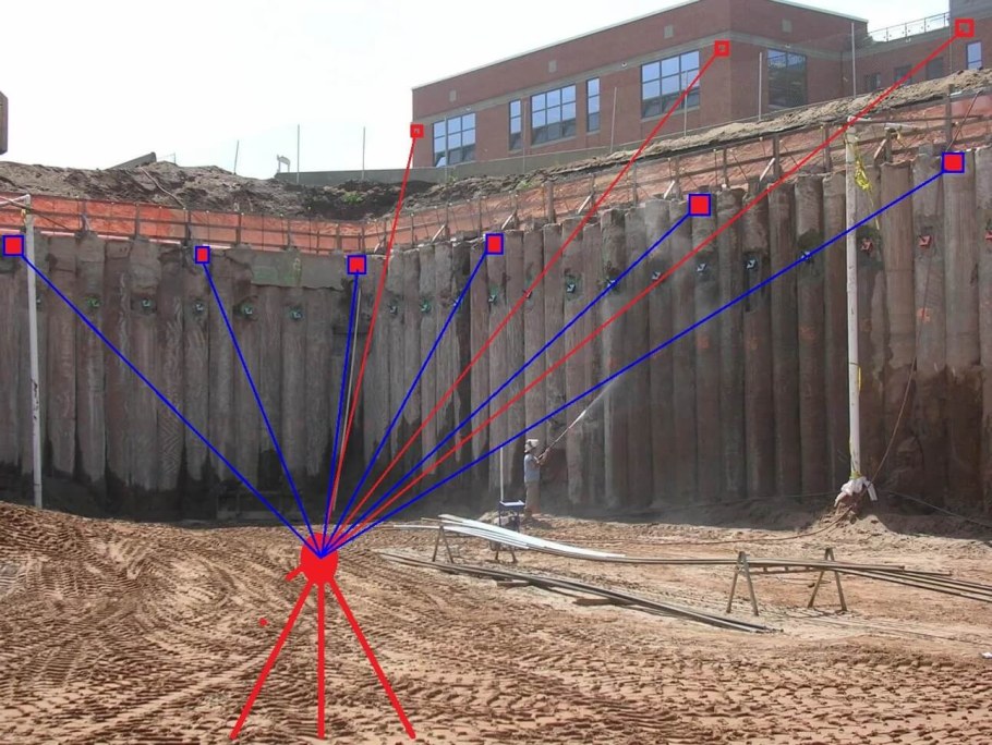 Наблюдение за деформациями зданий