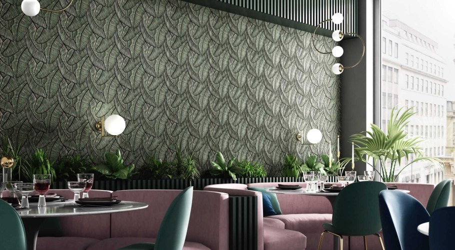 Lincrusta Tropical Leaf