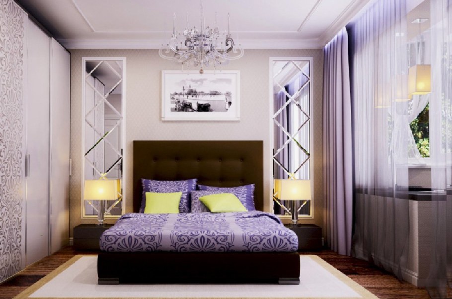 Интерьер спальни 12 кв.м