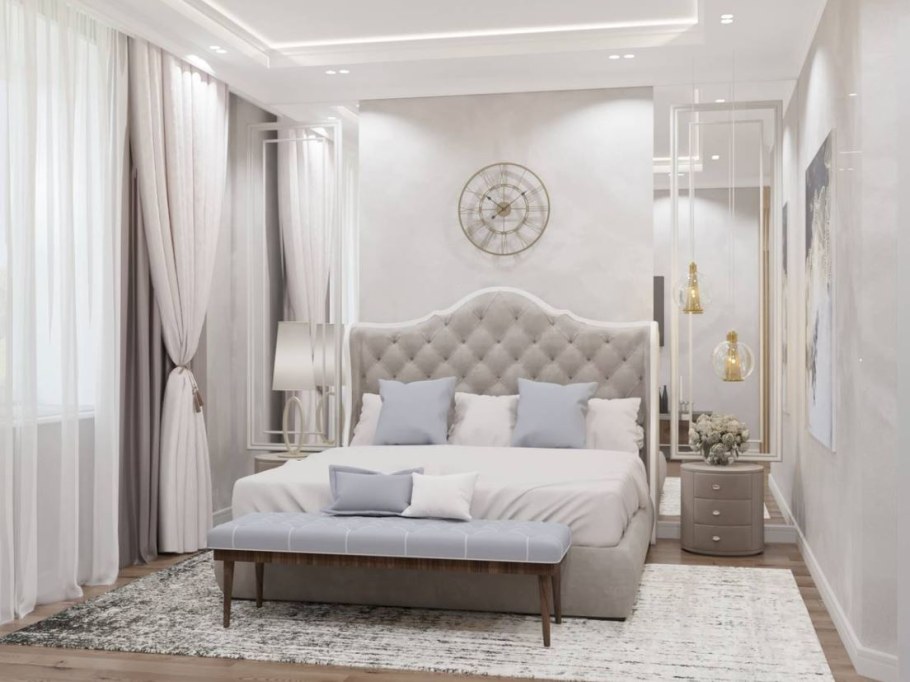 Спальня Неоклассика 15 кв м