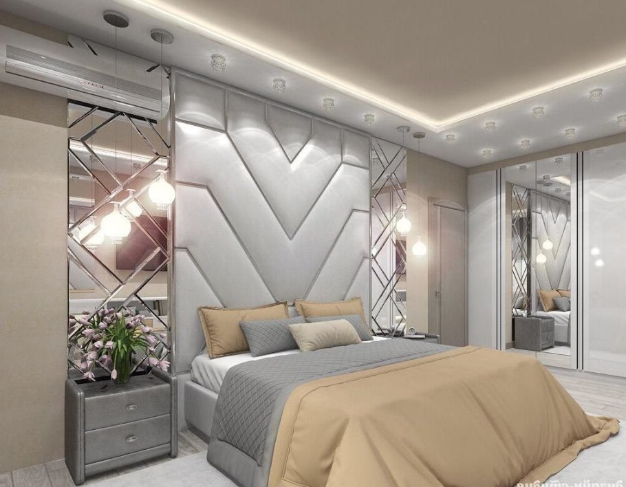 Мягкие стеновые панели для спальни