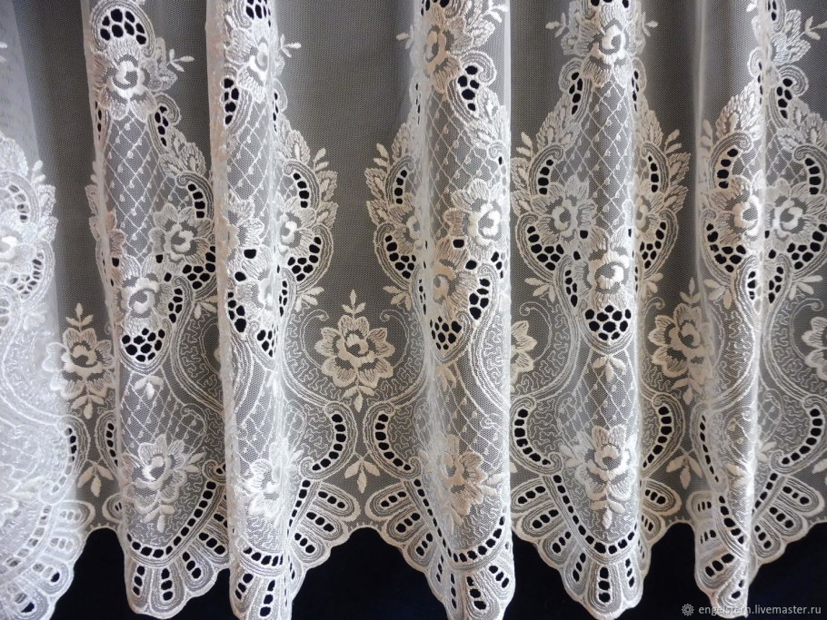Тюль из кружева