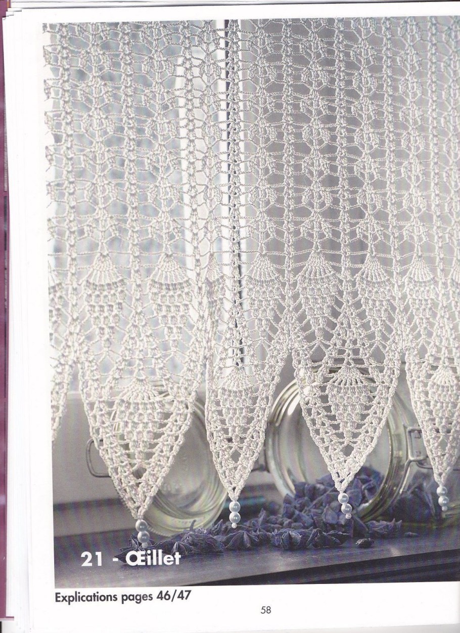 Занавески крючком