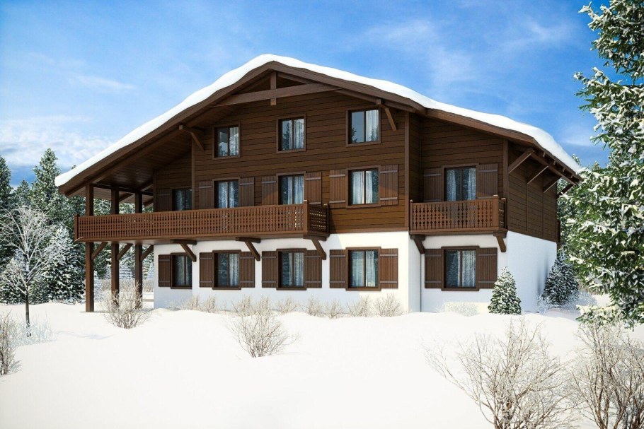 Дом в стиле Шале 500 кв м