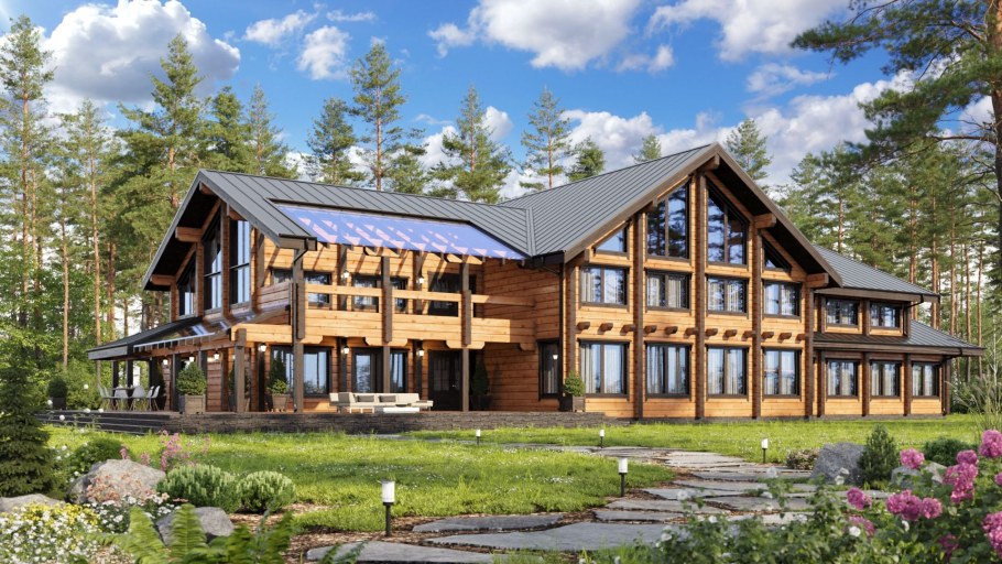 Гостиница из клееного бруса МО