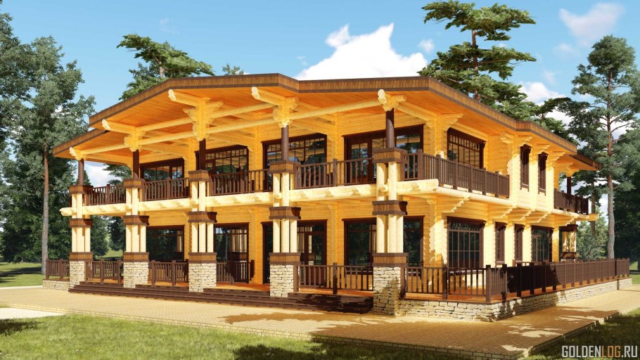 Проекты деревянных гостиниц