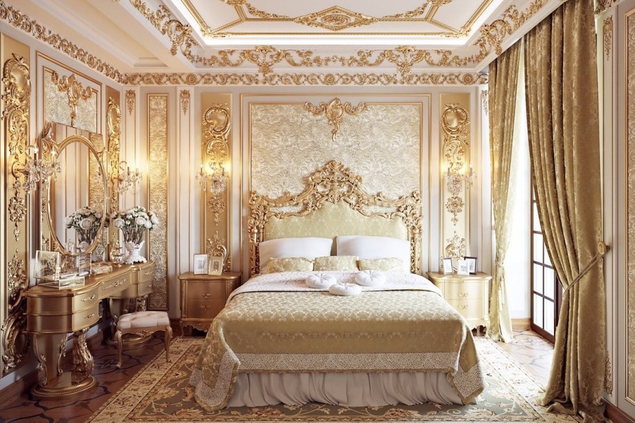 Спальная классика стиль Барокко