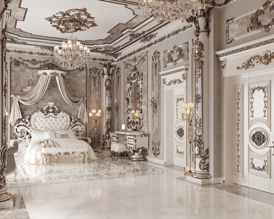 Зал с лепниной