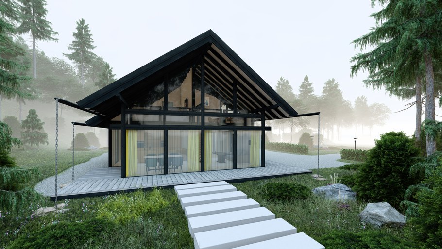 Дом берген миди