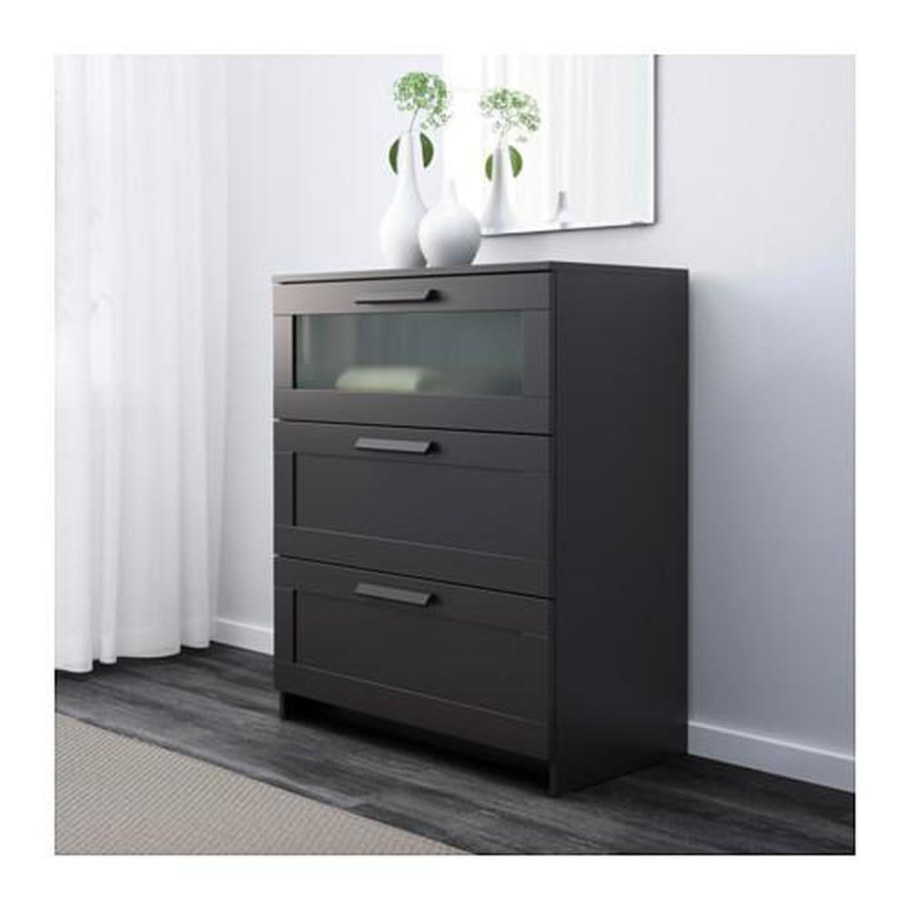 Икеа комод БРИМНЭС черный