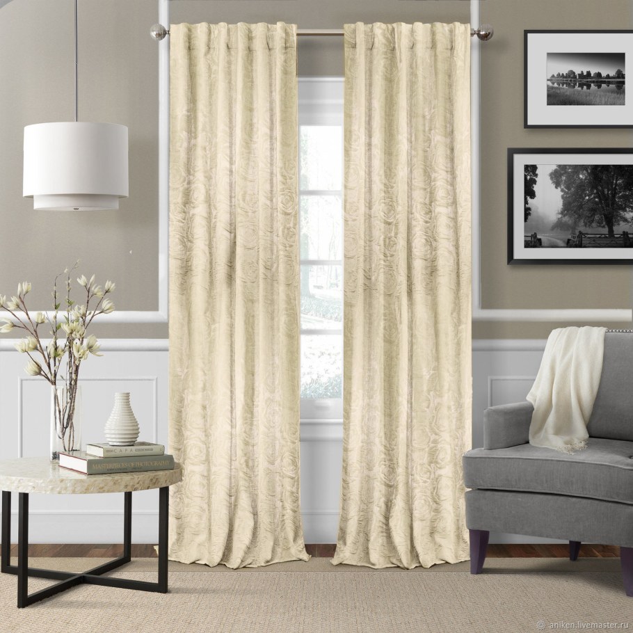 Шторы цвет тауп