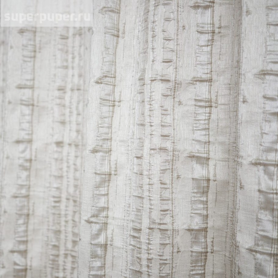 Портьерная ткань для штор слоновой кости