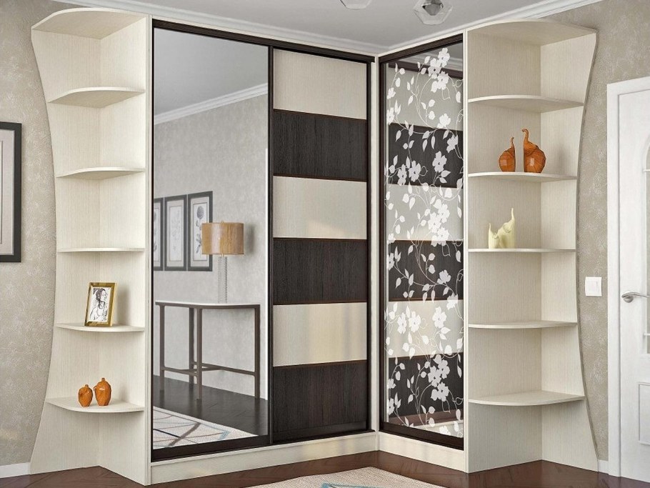 Угловой шкаф-купе Гарант-2ф BMS