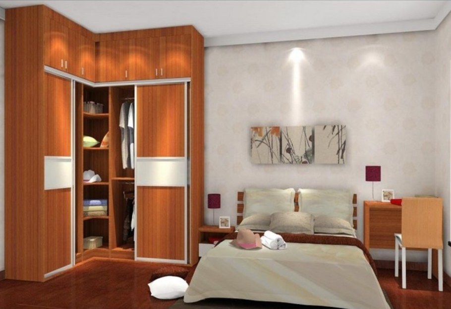 Угловой шкаф-купе в спальню