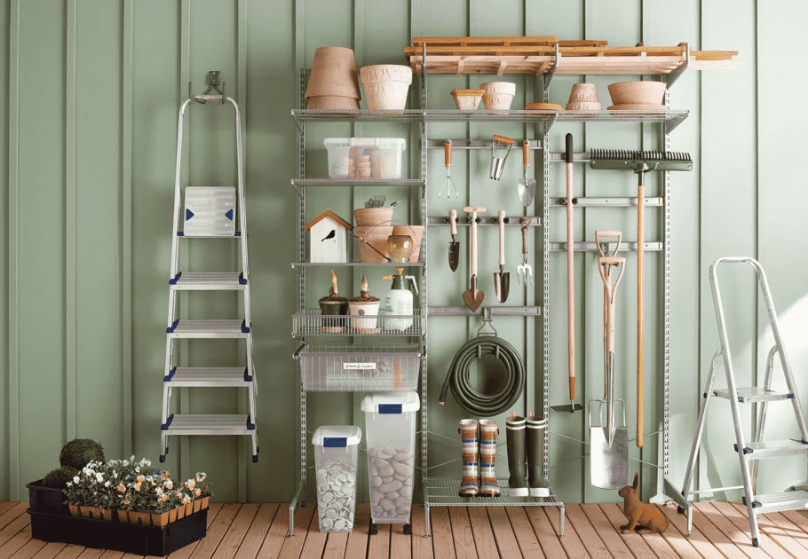 Стеллаж для садового инвентаря