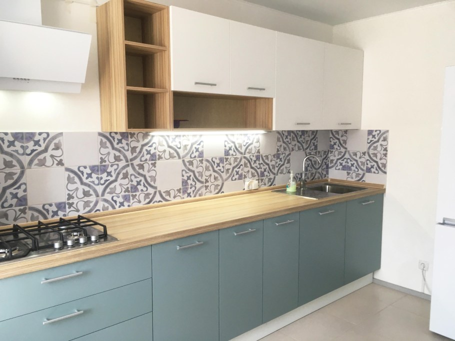 Цвет Сумеречный голубой кухни Мария