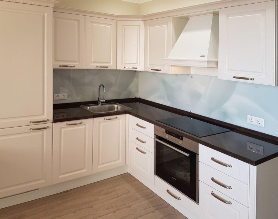 Кухни Мария Николь бело бежевая