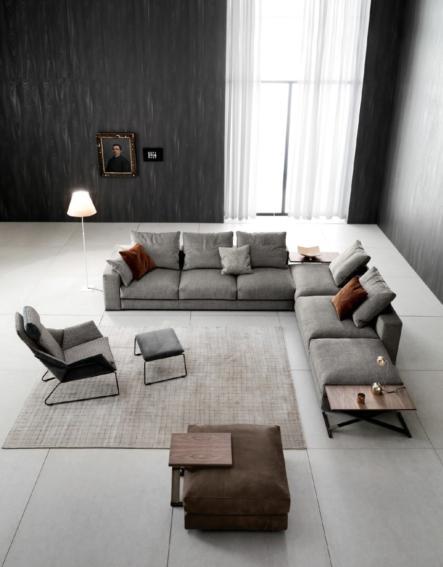 Модульные диваны для гостиной