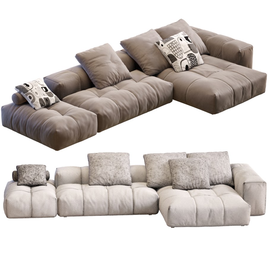 Диван 3д модель