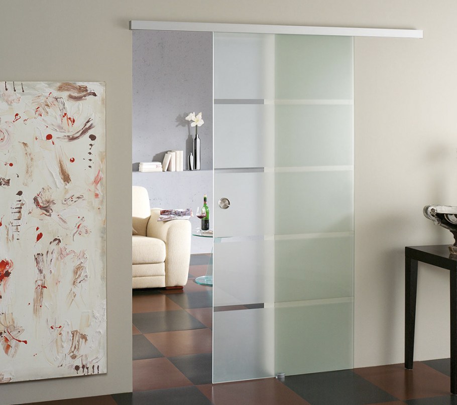 Сдвижная стеклянная дверь