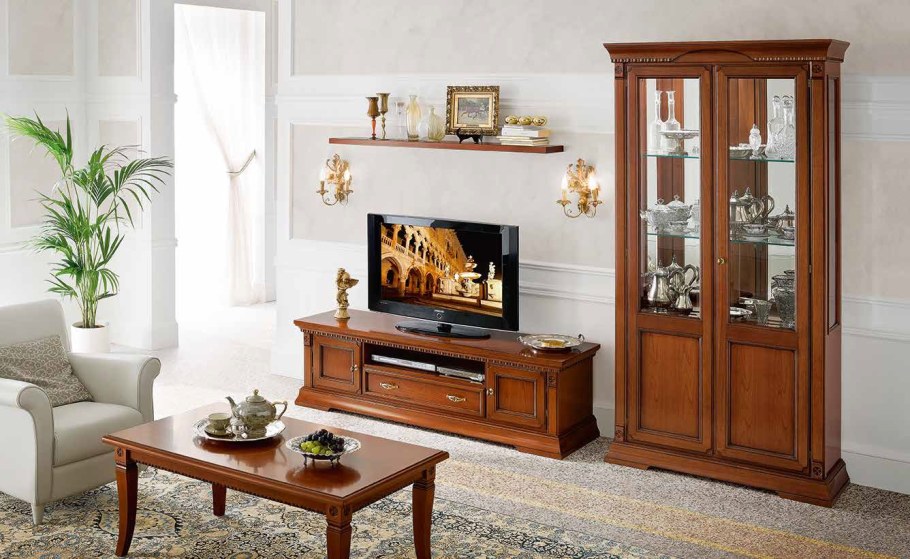 Гостиная Palazzo Ducale ciliegio ТВ тумба Prama