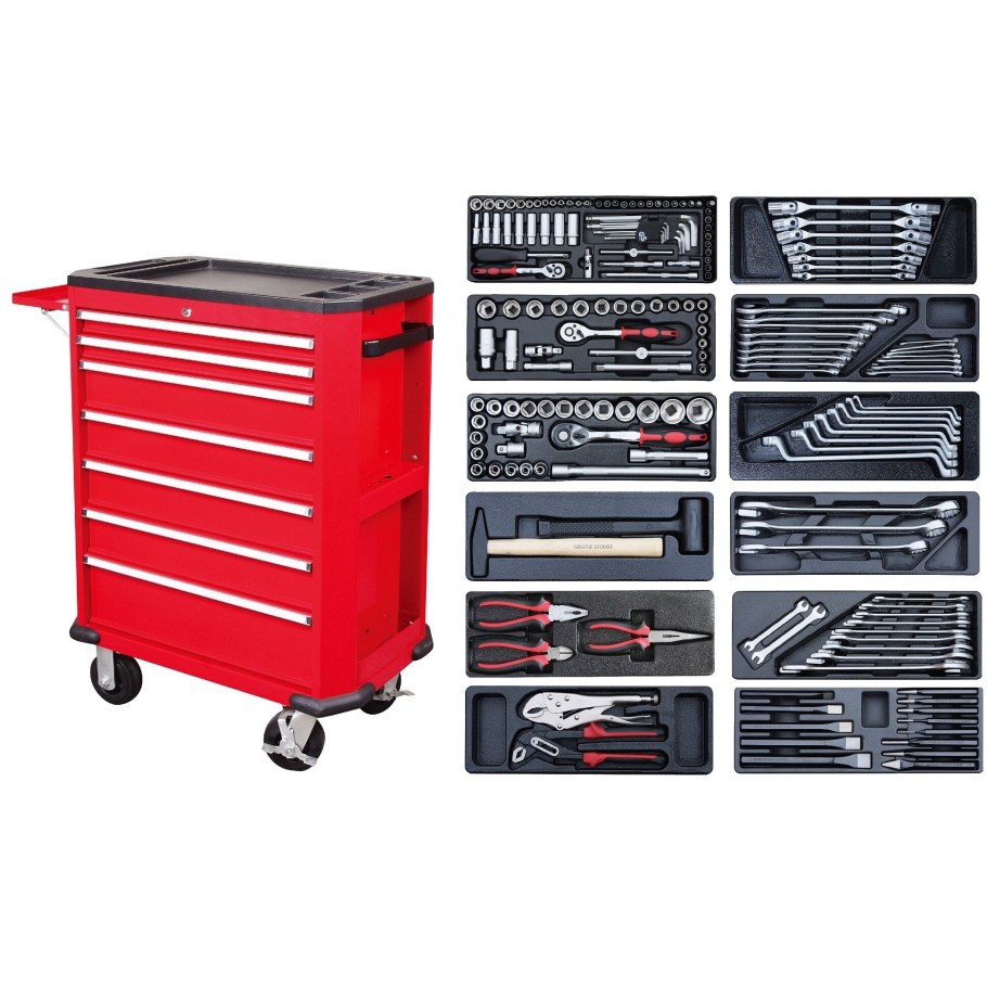 Шкаф инструментальный tbr3005-x(tb2090bbs-b) подкатной (5 секций) big Red /1 old