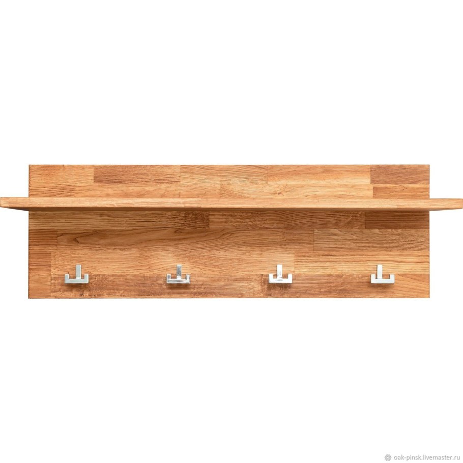 Вешалка Piano из массива дуба малая