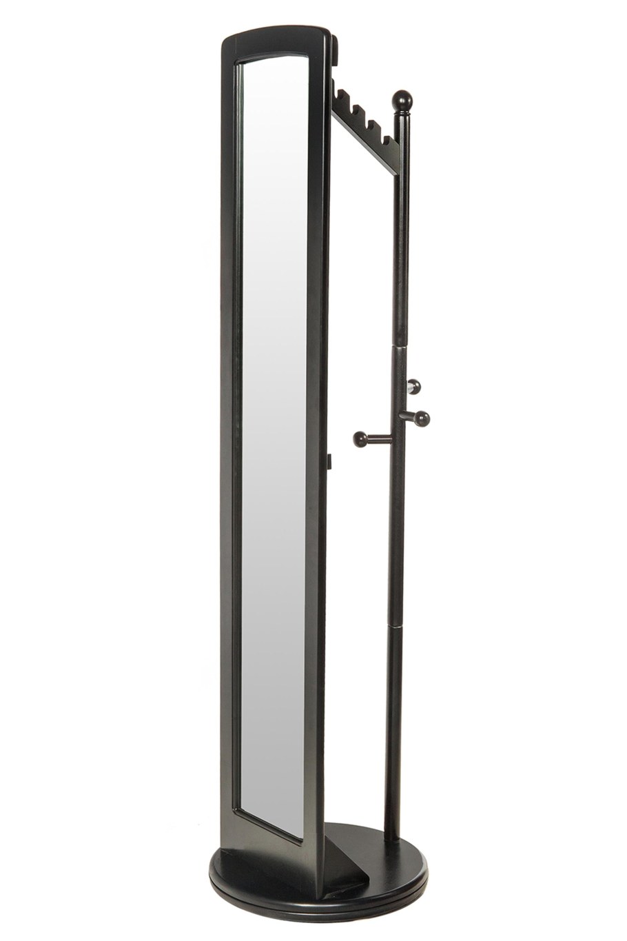 Вешалка поворотная с зеркалом напольная д-806