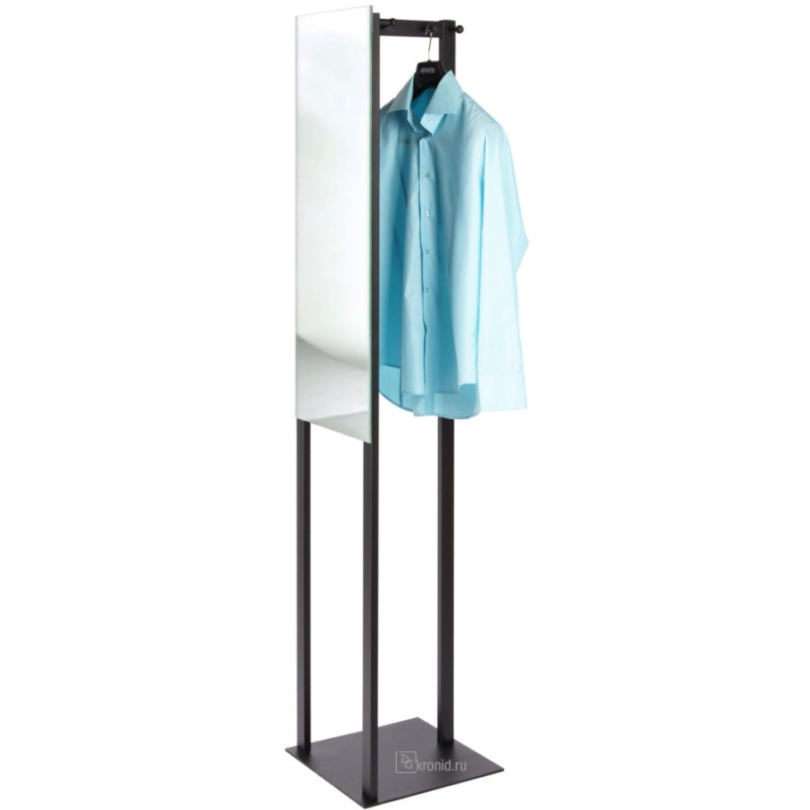 Вешалка напольная Капричо-5 на 10 персон с зеркалом металлик металл