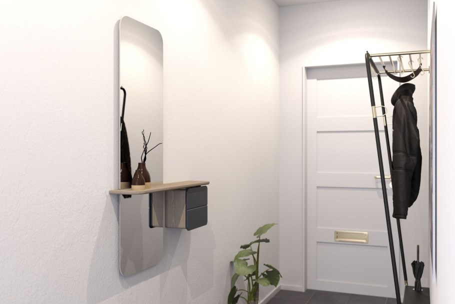 Зеркальная прихожая