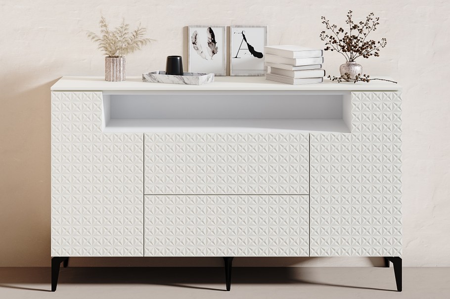 Комод для ванной белый