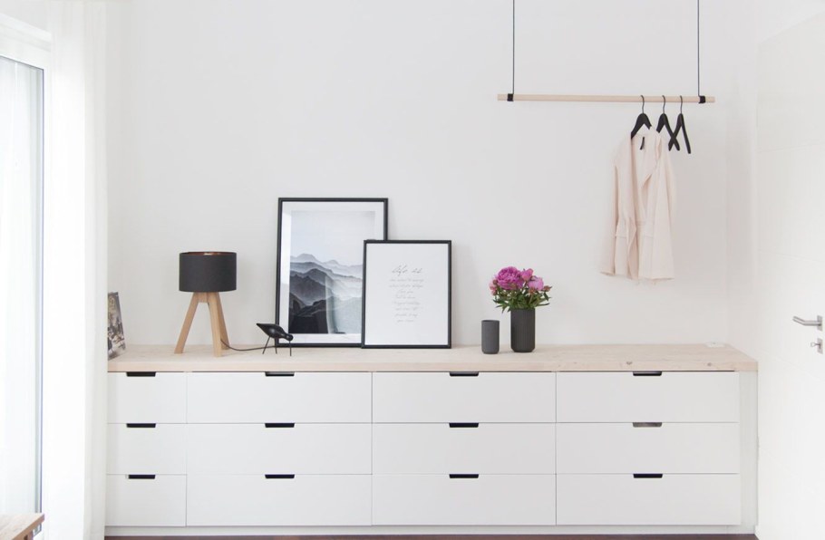 Икеа НОРДЛИ шкаф