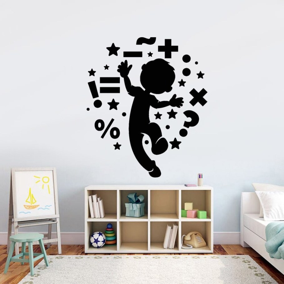 Математические наклейки на стену