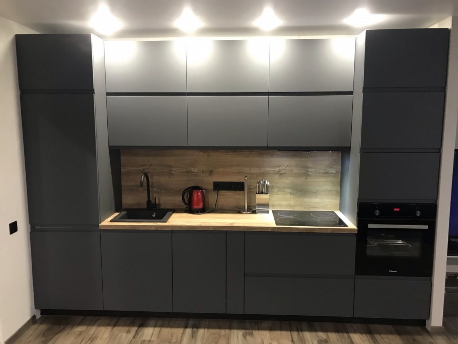 Кухня эмаль матовая