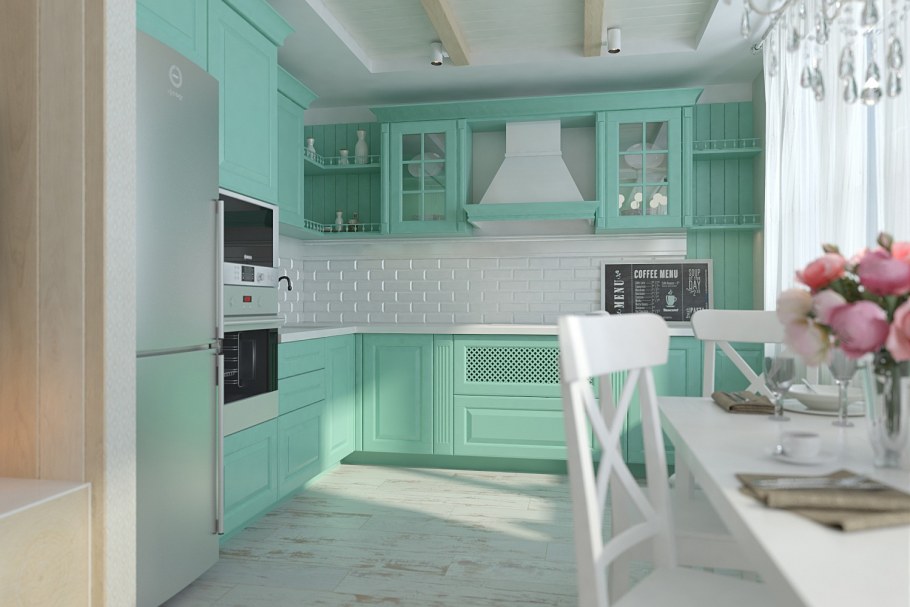Кухня Леруа Нэнси мята