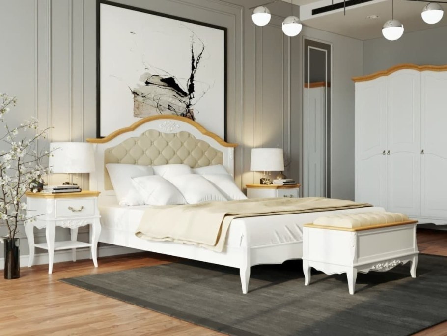 Кровать Прованс слоновая кость