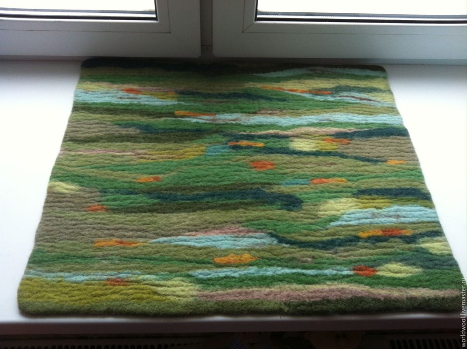 Валяные коврики
