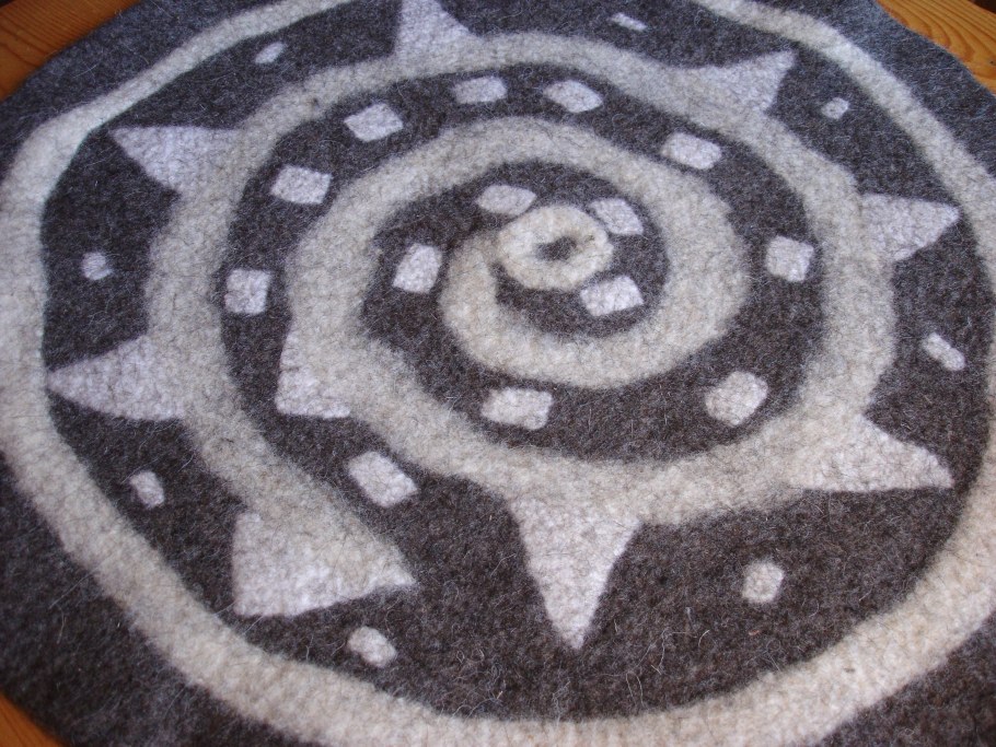 Ковры валяние из шерсти
