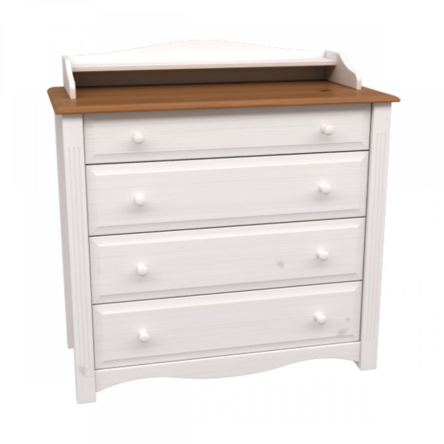 Комод белый "Милано-3"