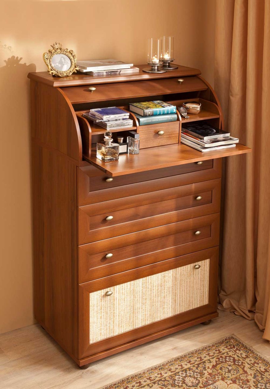 Комод-секретер 2 Милана (орех)