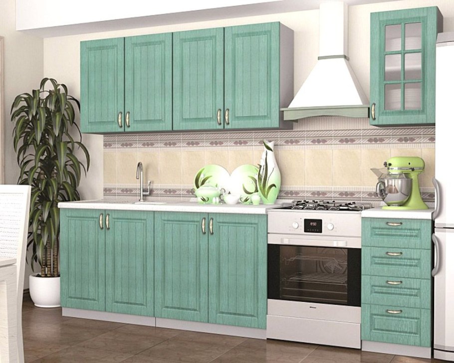 Кухня София Лондон дуб изумруд