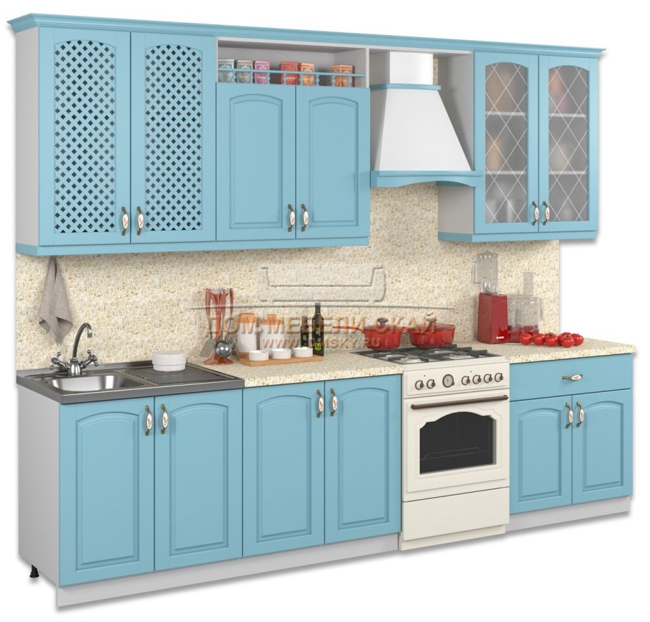 Кухня массив Люкс Боровичи 2400 в