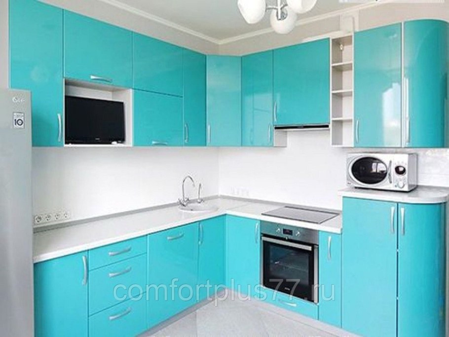 Кухонный гарнитур «Симпл» бирюза