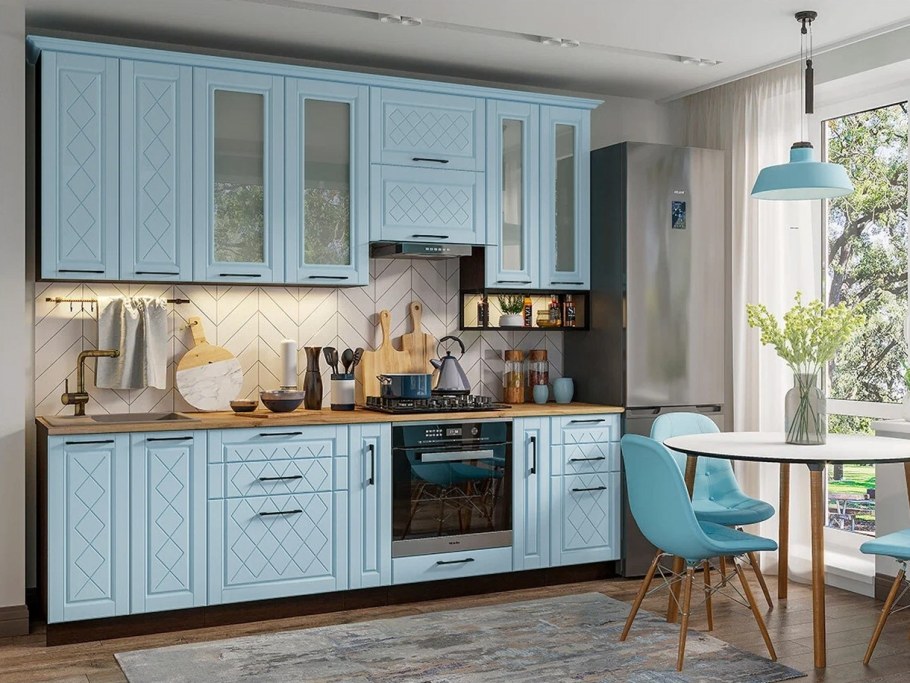 Кухня София Барселона седой клен Морское дерево