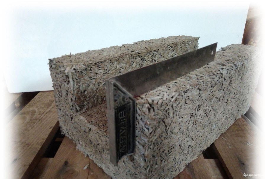 Арболитовый блок 500х300х195